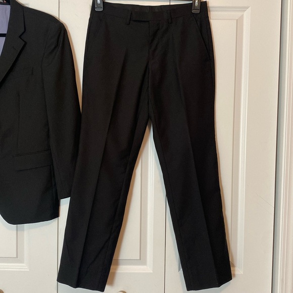 Rockin Sartorial  Roma Classic 2 Button Suit Black  Size 36 S - Picture 3 of 15